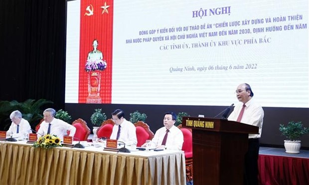 Workshop gathers opinions on law-governed socialist state building project